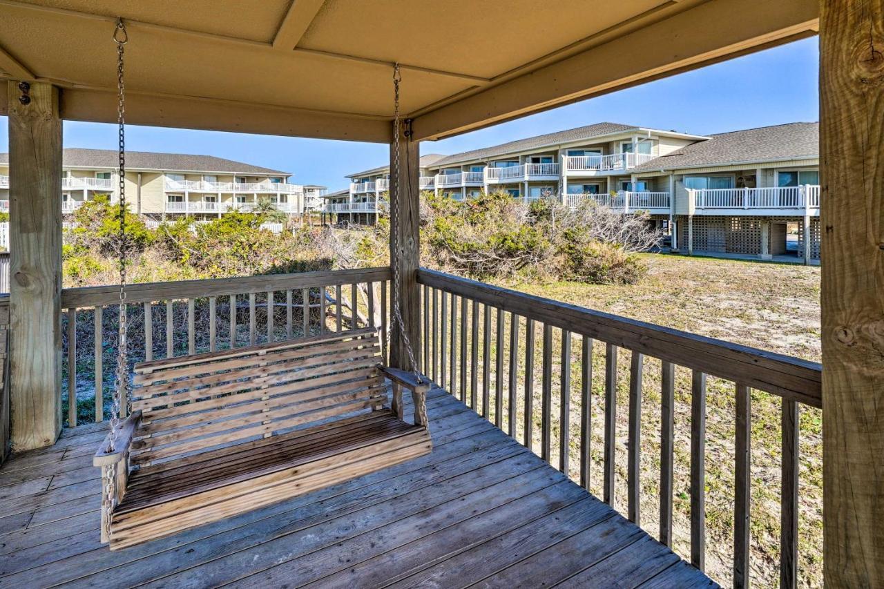 Oak Island Beachfront Condo With Community Pool Esterno foto